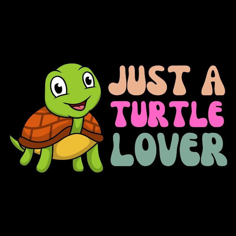 Adorable Turtle Lover Illustration