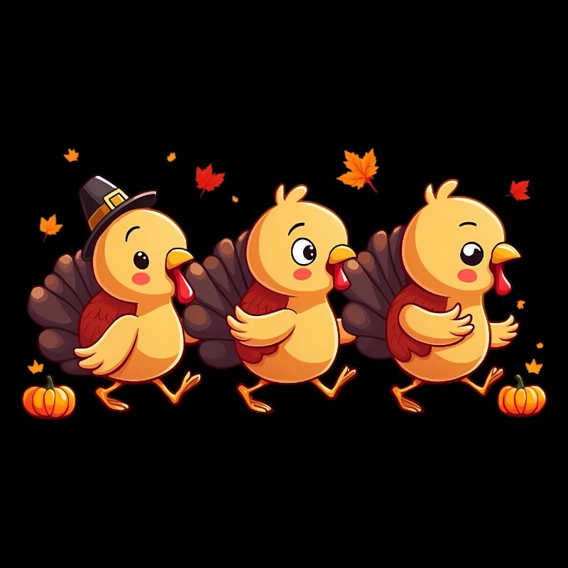 Bébé dinde de Thanksgiving