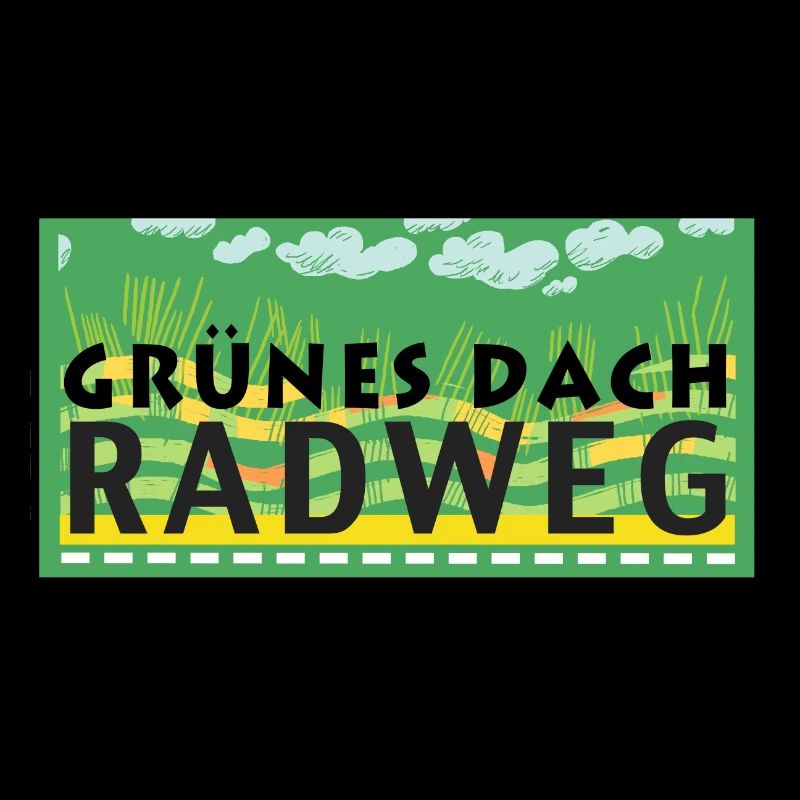 Grünes Dach Radweg