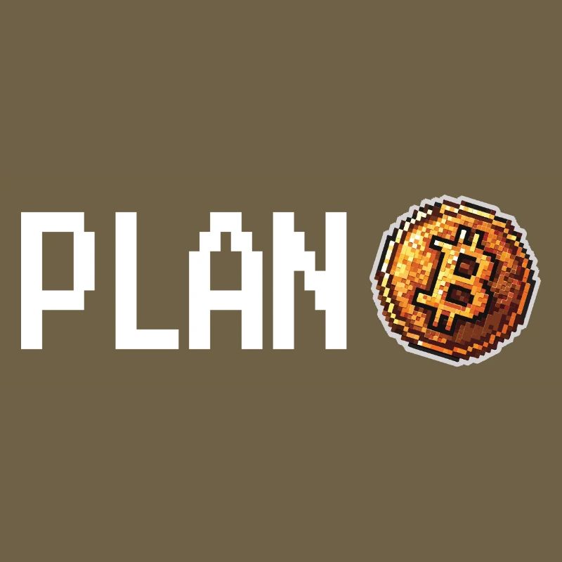 Plan Bitcoin Retro Pixel