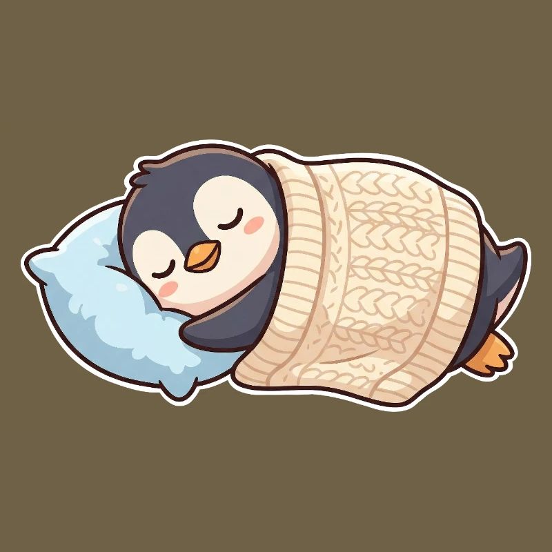 Penguin Sleeping