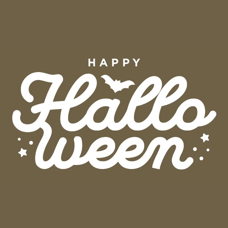 Conception de typographie de chauve-souris festive d’Halloween