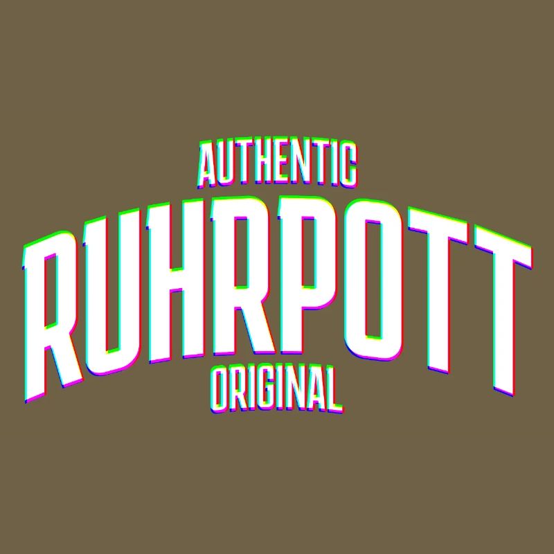 Ruhr Area Ruhrpott Original Glitch effect