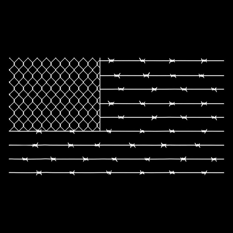 Minimalistisches Stacheldrahtmuster