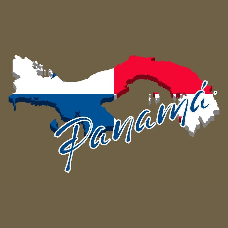 Drapeau du Panama, carte drapeau du Panama