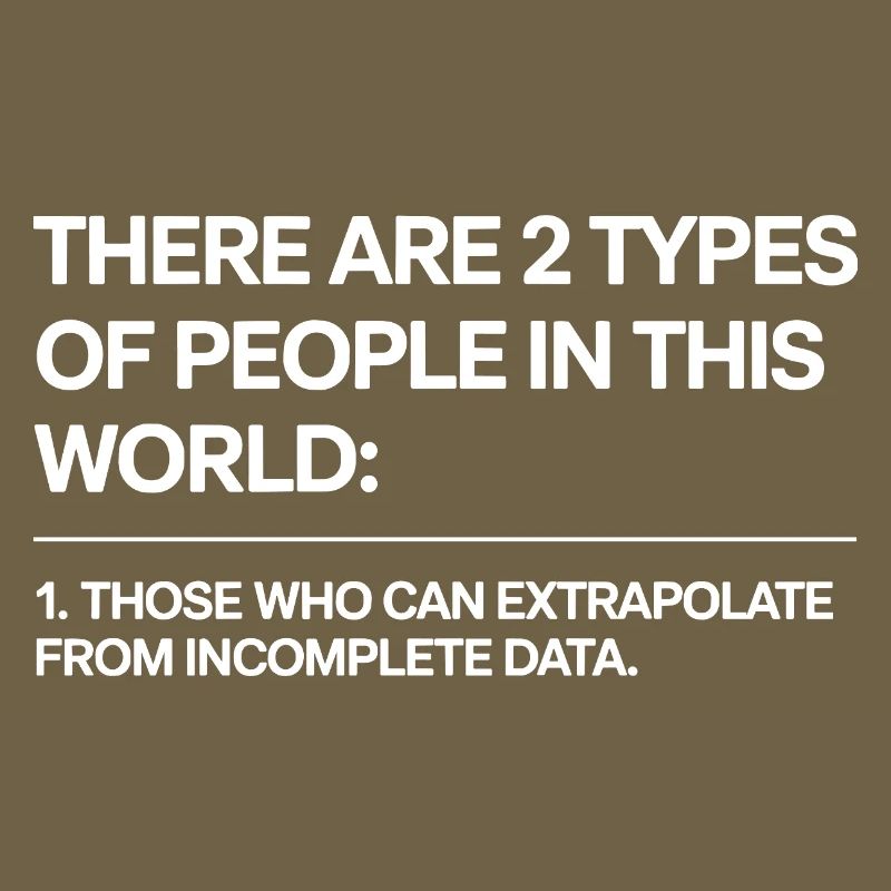Statistics Analysis Data Science Extrapolation