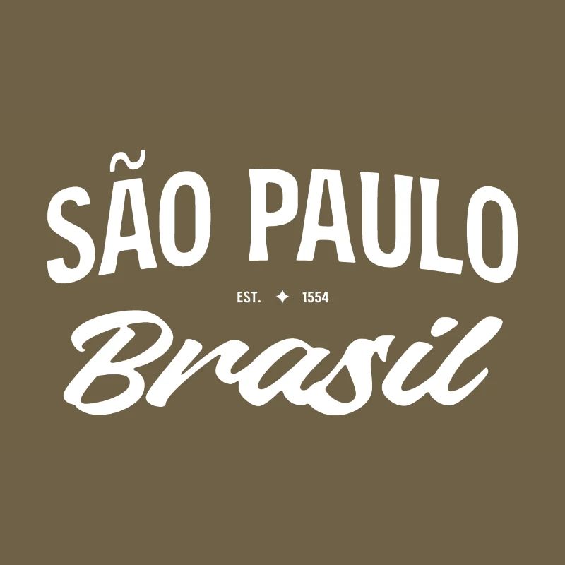 Script rétro de São Paulo Brasil