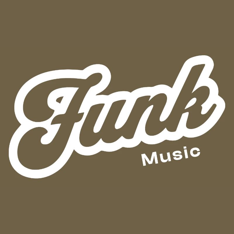 Funk Music Retro Script Logo