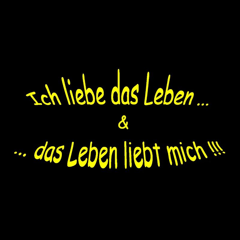 Ich-liebe-das-Leben-gelb