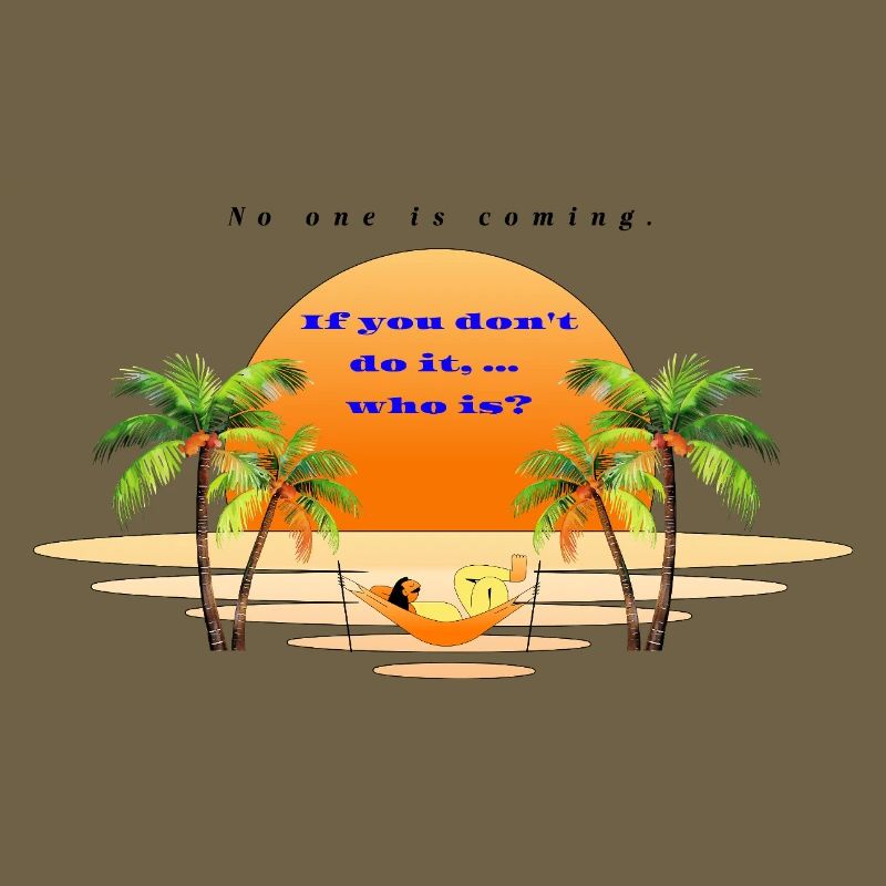 Sunset Beach Relaxation Scene