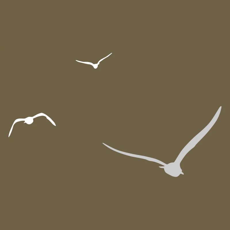 Three Seagulls | Seagull | Colors adjustable