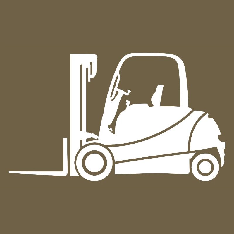 Gabelstapler Silhouette: Transport & Staplerfahrer