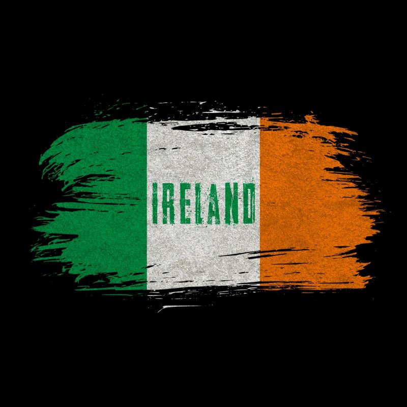 Irland Vintage Flagge / Geschenk Belfast Dublin