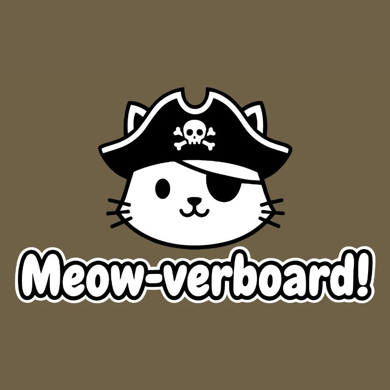 Conception de la planche Cat Pirate Meow