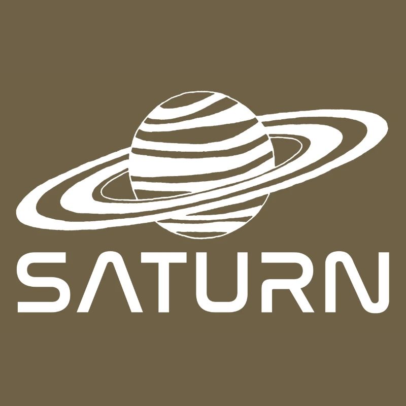 Weißer Saturn Planet