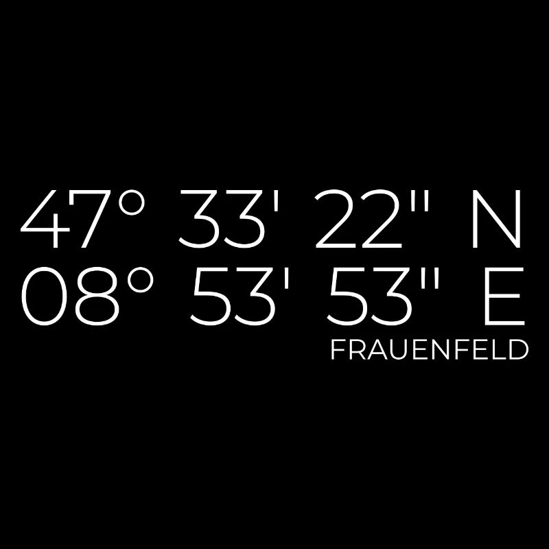 Coordonnées Frauenfeld