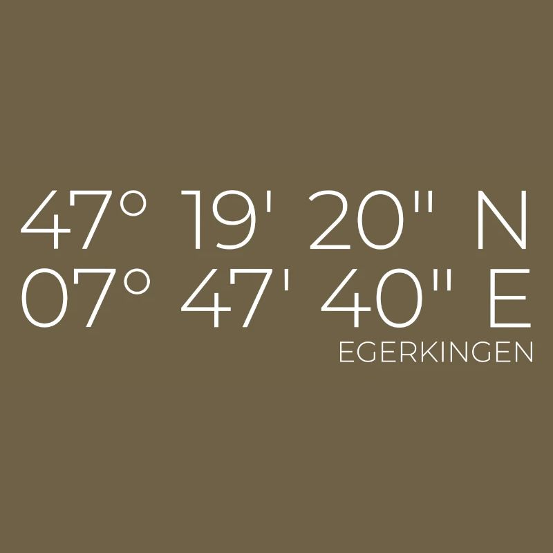 Coordinates Egerkingen, Switzerland