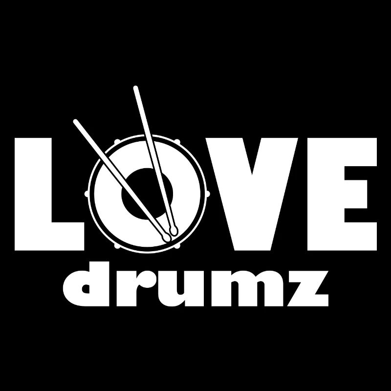 Love Drumz Heartbeat Conception graphique