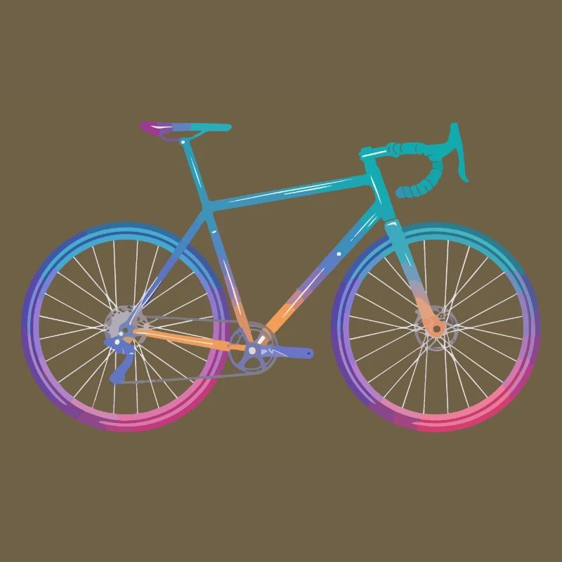 Gradient Radfahren Fahrrad Design