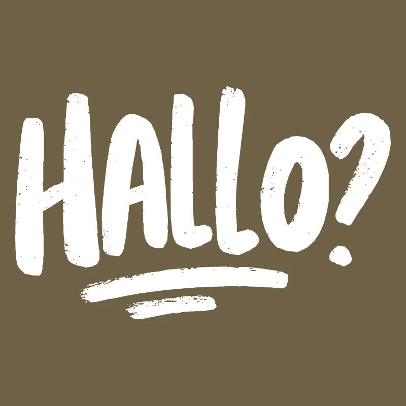 Hello? -white