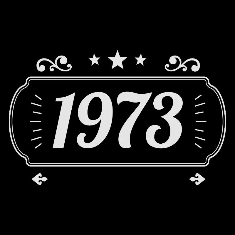 Vintage 1973 Retro Anniversary 1973