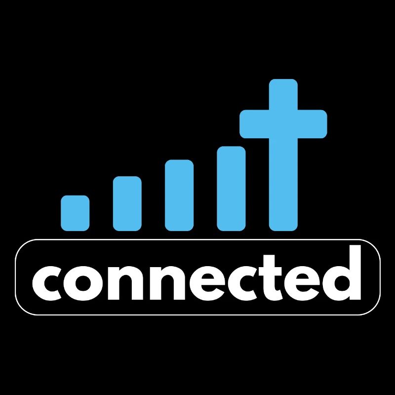 Connecté - Croix - Lien avec Dieu - Christian