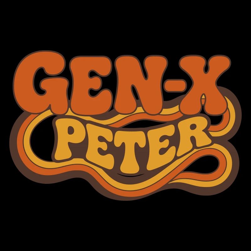GenX Peter Retro Typography