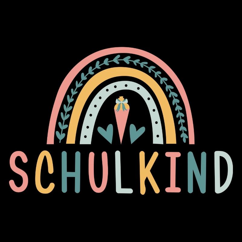 Schulkind - Regenbogen