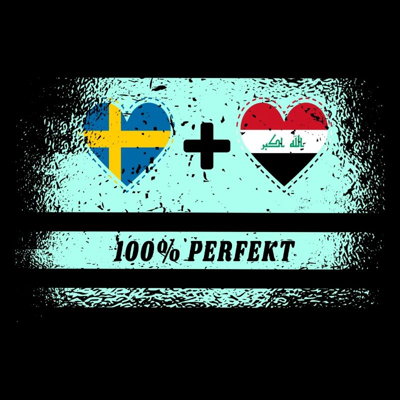 Irak et Suède 100% Parfait / Cadeau