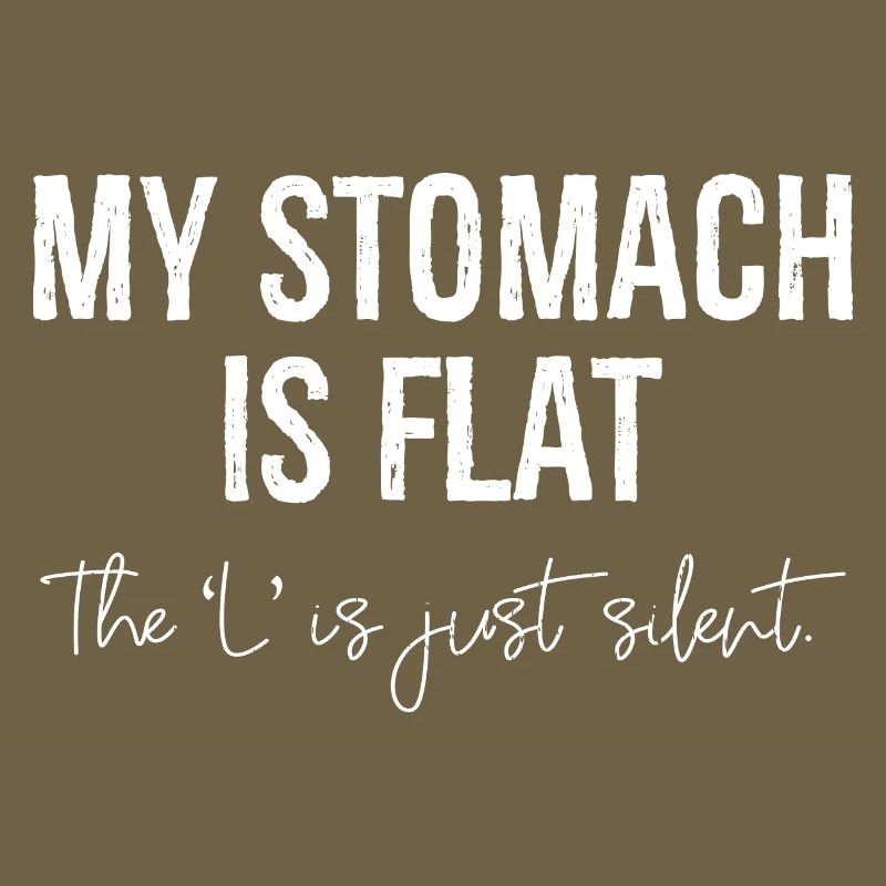my stomach is flat