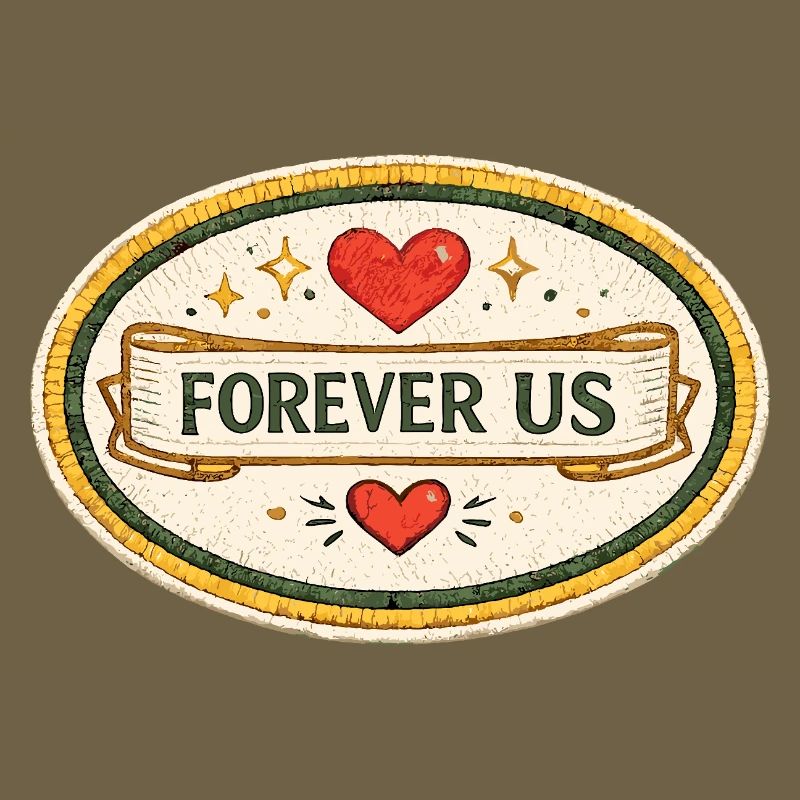 Forever Us Liebe Valentinstag Design Geschenk