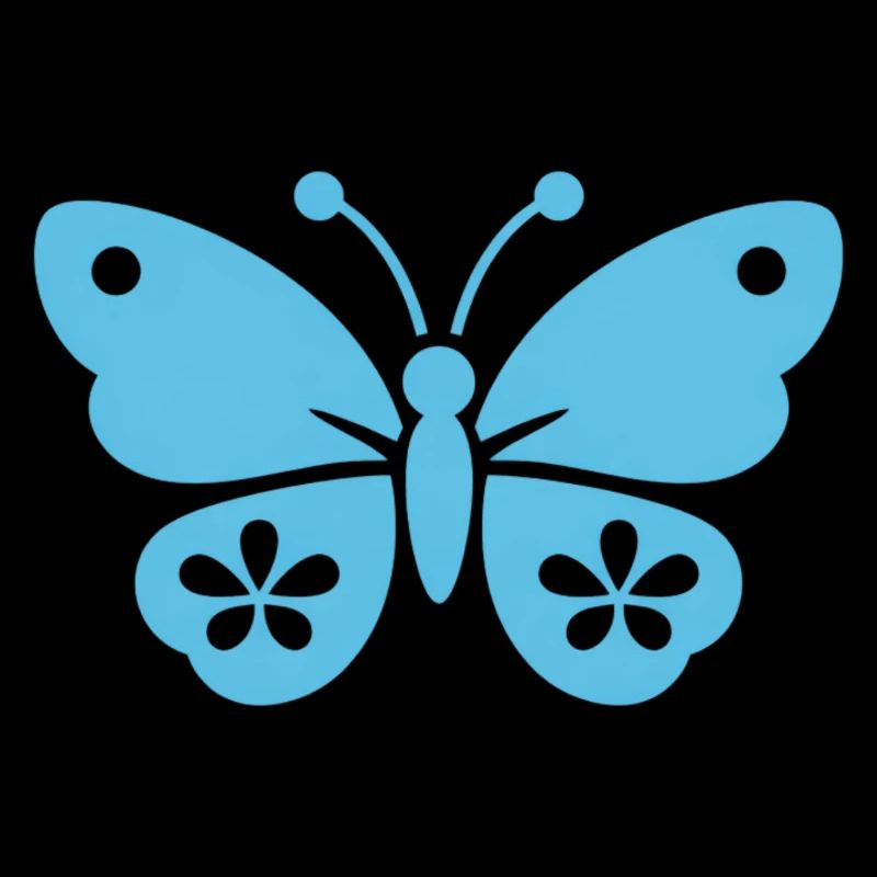 Bleu papillon
