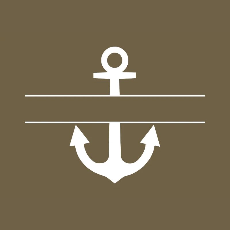 Maritime Anker Design zu selbst Gestalten