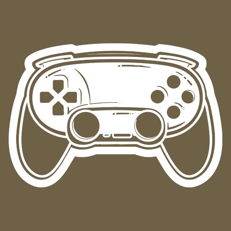 Video Game Controller Drawing