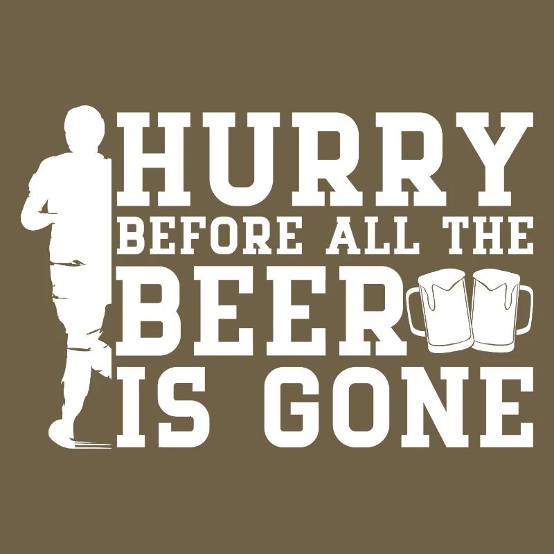 Marathon Hurry Before All Beer Is Gone Running