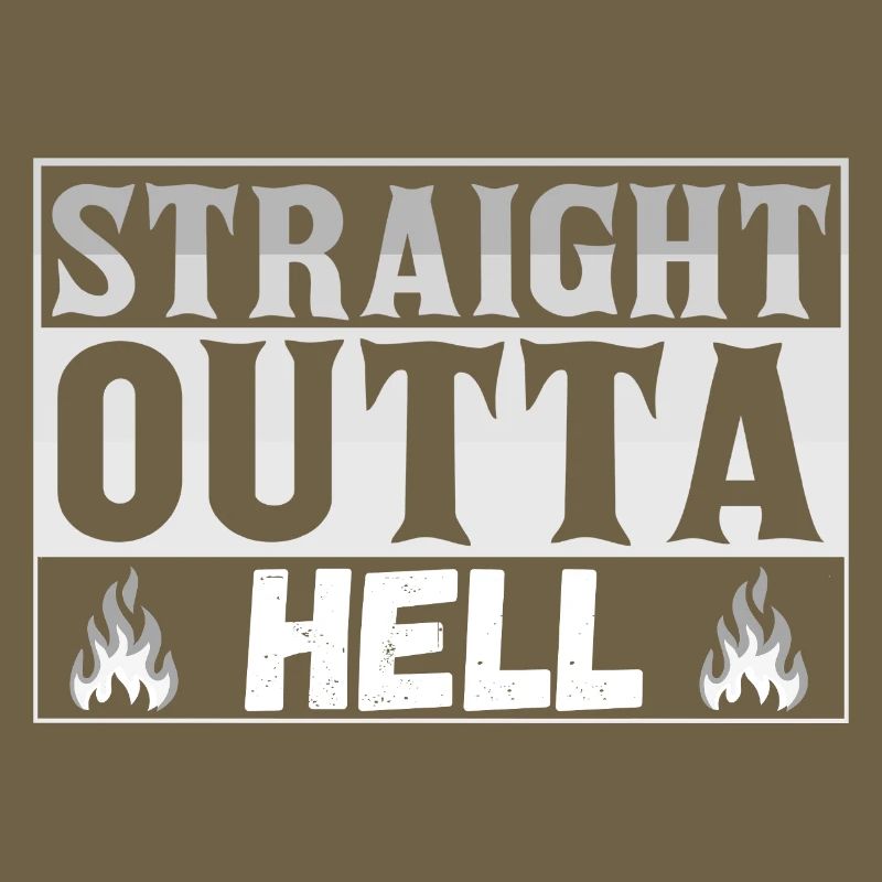 Straight Outta Hell Design