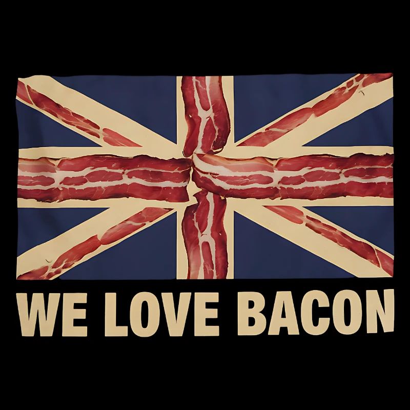 Nous aimons le bacon UK Mème