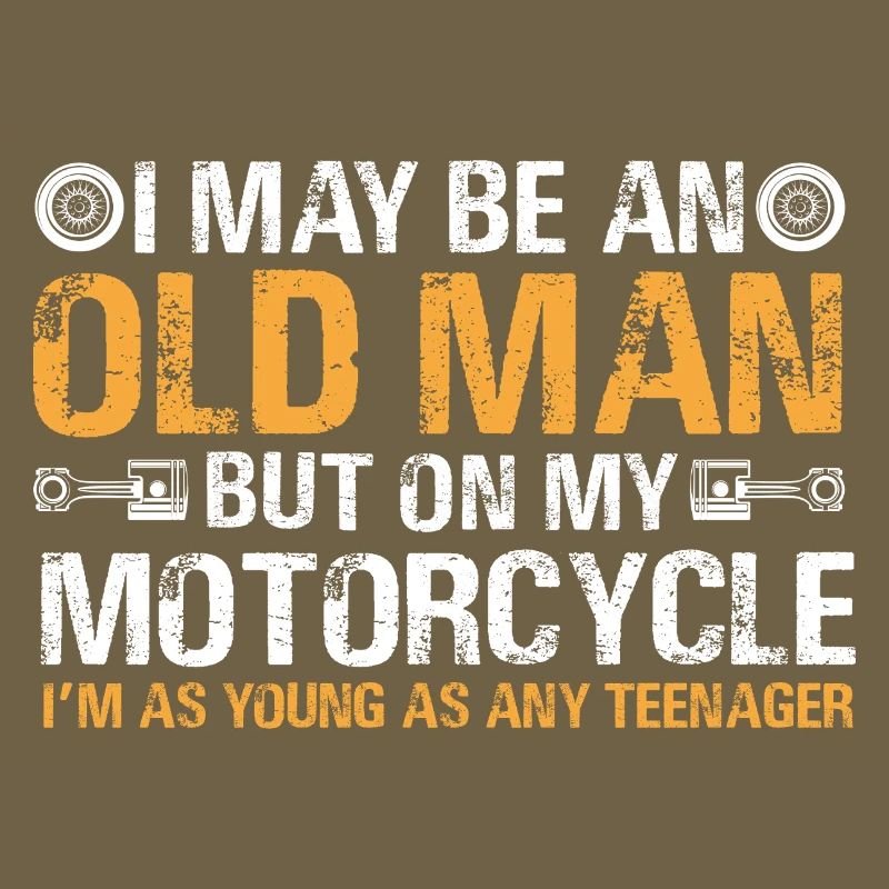 Motorcycle Old Man