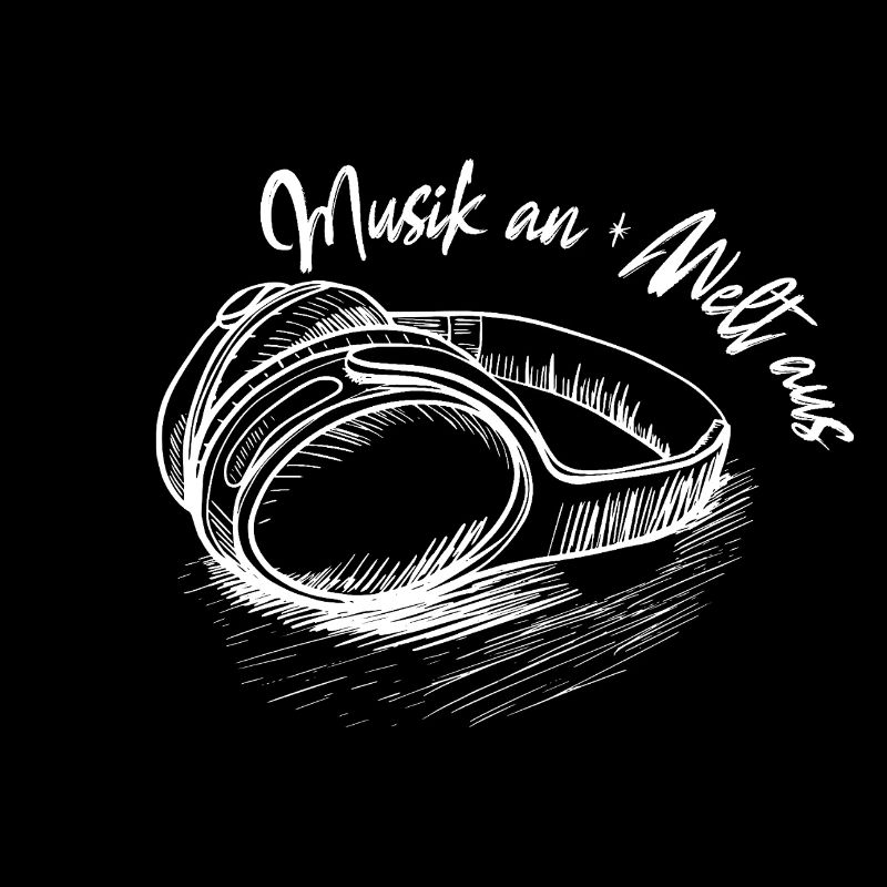 Kopfhörer: Musik an - Welt aus