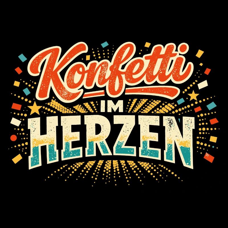 Konfetti im Herzen Kostüm Damen