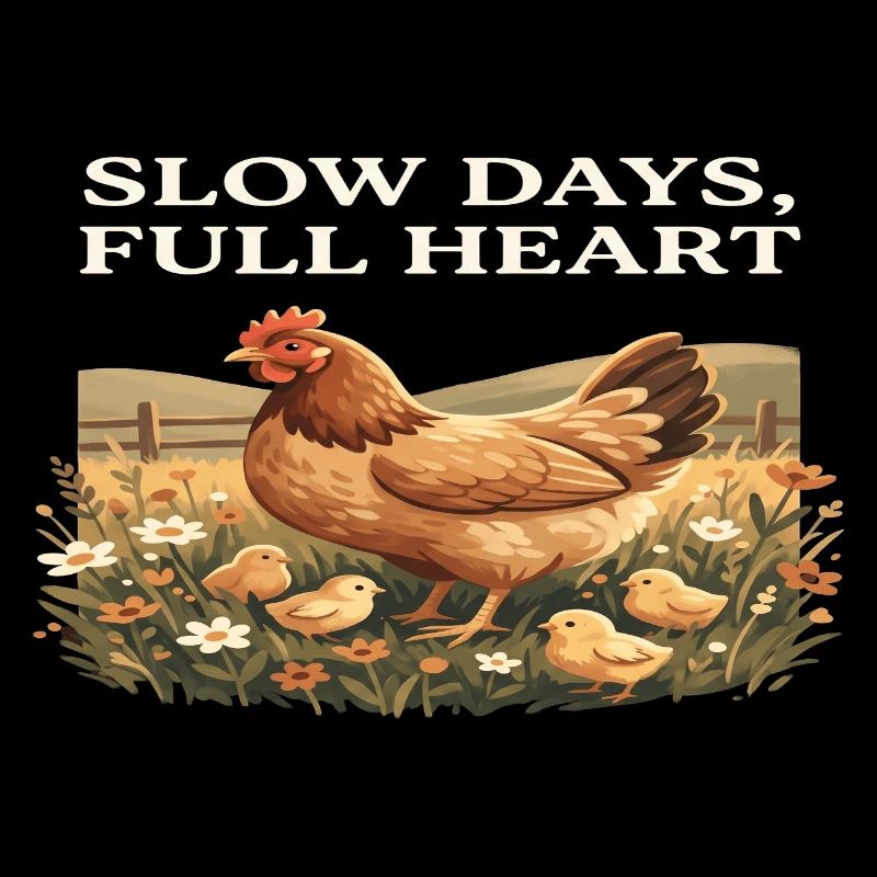 Langsame Tage, Full Heart Chickens Cottagecore-Farm