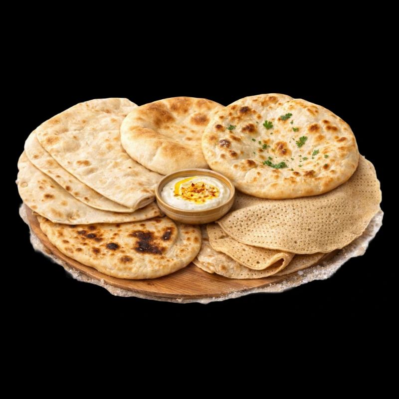 internationale Fladenbrotplatte