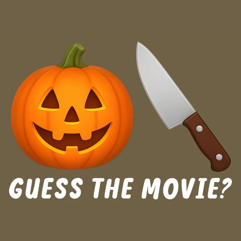 Pumpkin Jack-O-Lantern with Knife