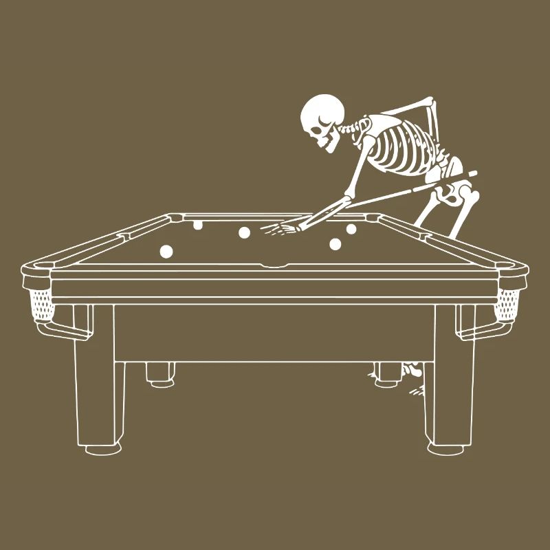 Skeleton Plays Snooker