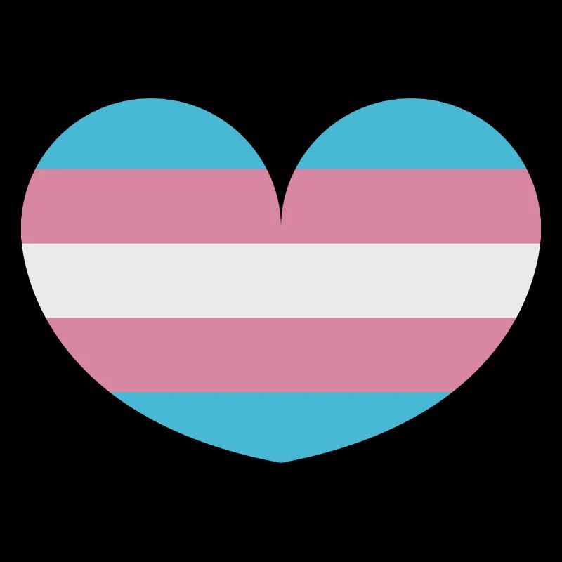 Drapeau trans heart