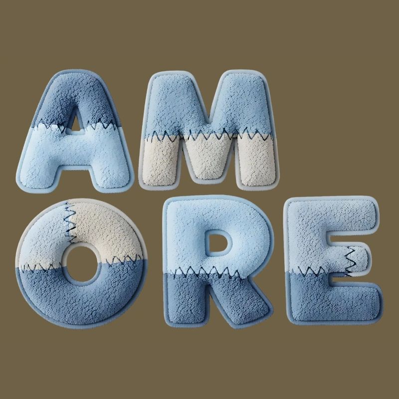 Patchwork Amore romantisches Geschenk für Partner
