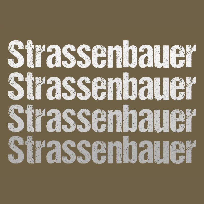 Strassenbauer Typo Muster