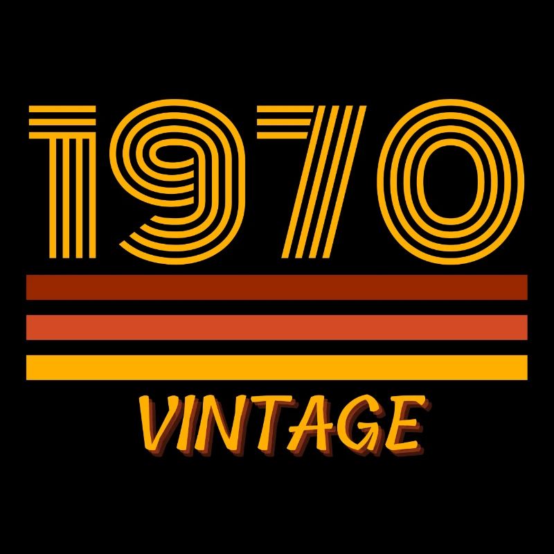1970, vintage, année de naissance