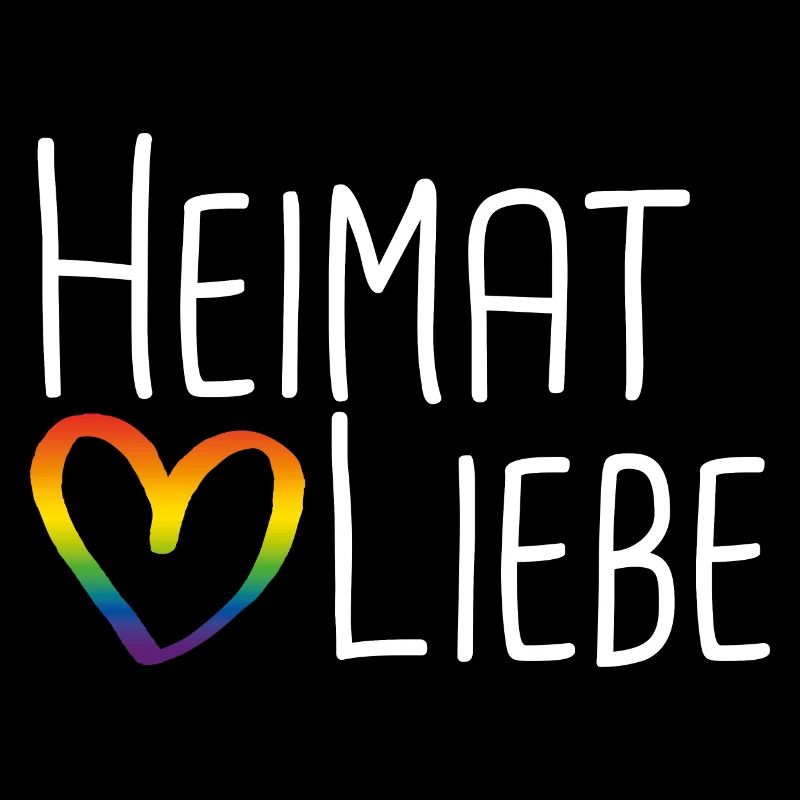 Heimatliebe Regenbogenherz