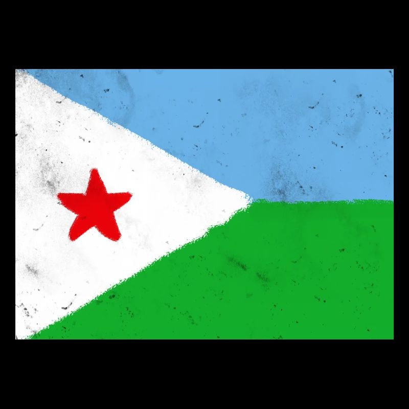 Die Flagge von Dschibuti – ein ostafrikanisches Symbol